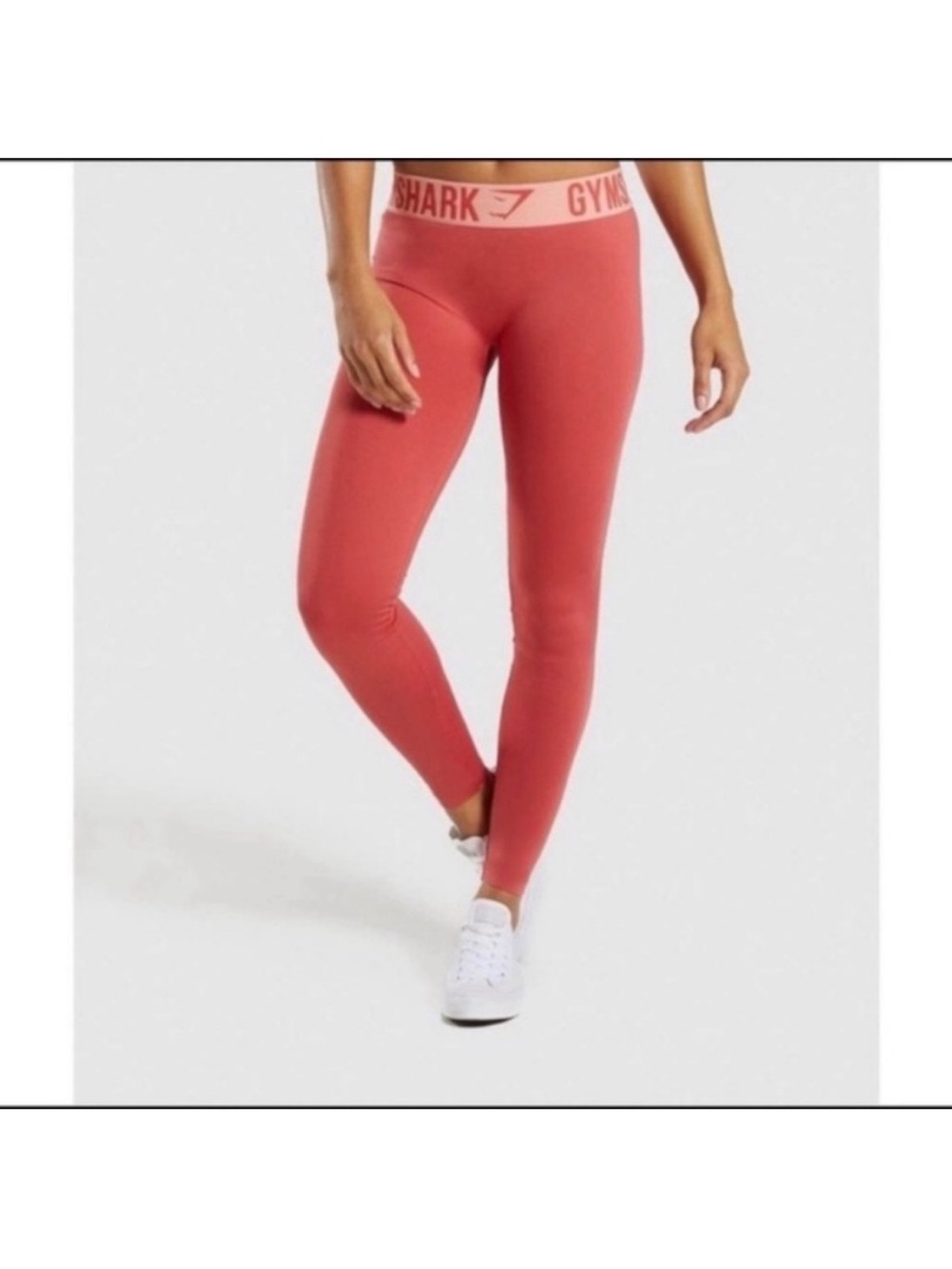 Gymshark High-Waist Leggings in Coral Pink